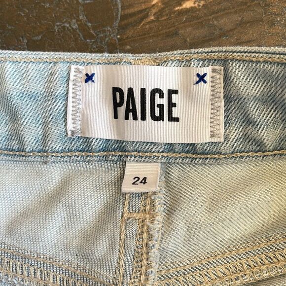 PAIGE Sz24 TRANSCEND VERDUGO ANKLE MIDRISE SKINNY MAYAN PATCH - Picture 8 of 16